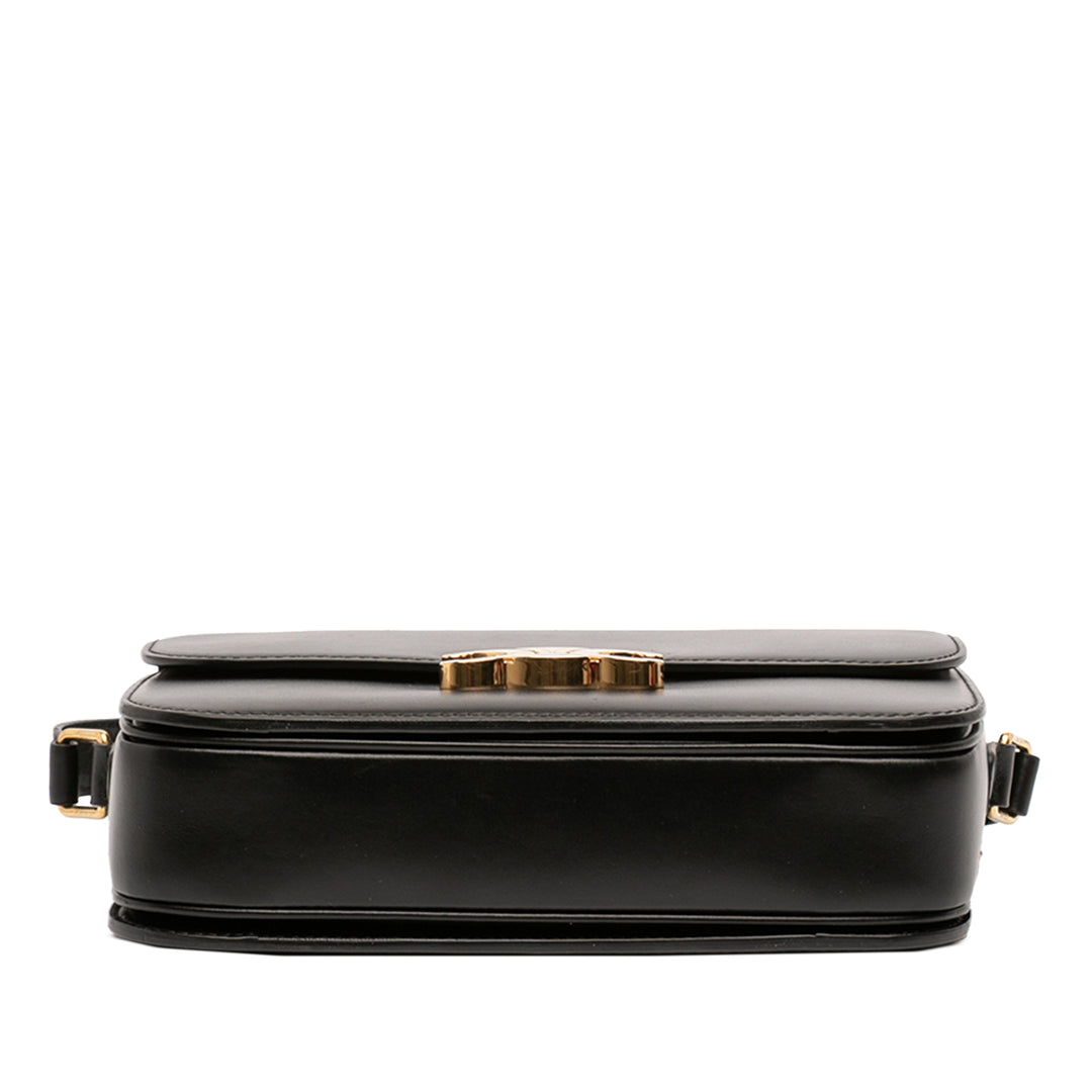 Celine Classique brillant Cuir de veau Triomphe Sac porté croisé