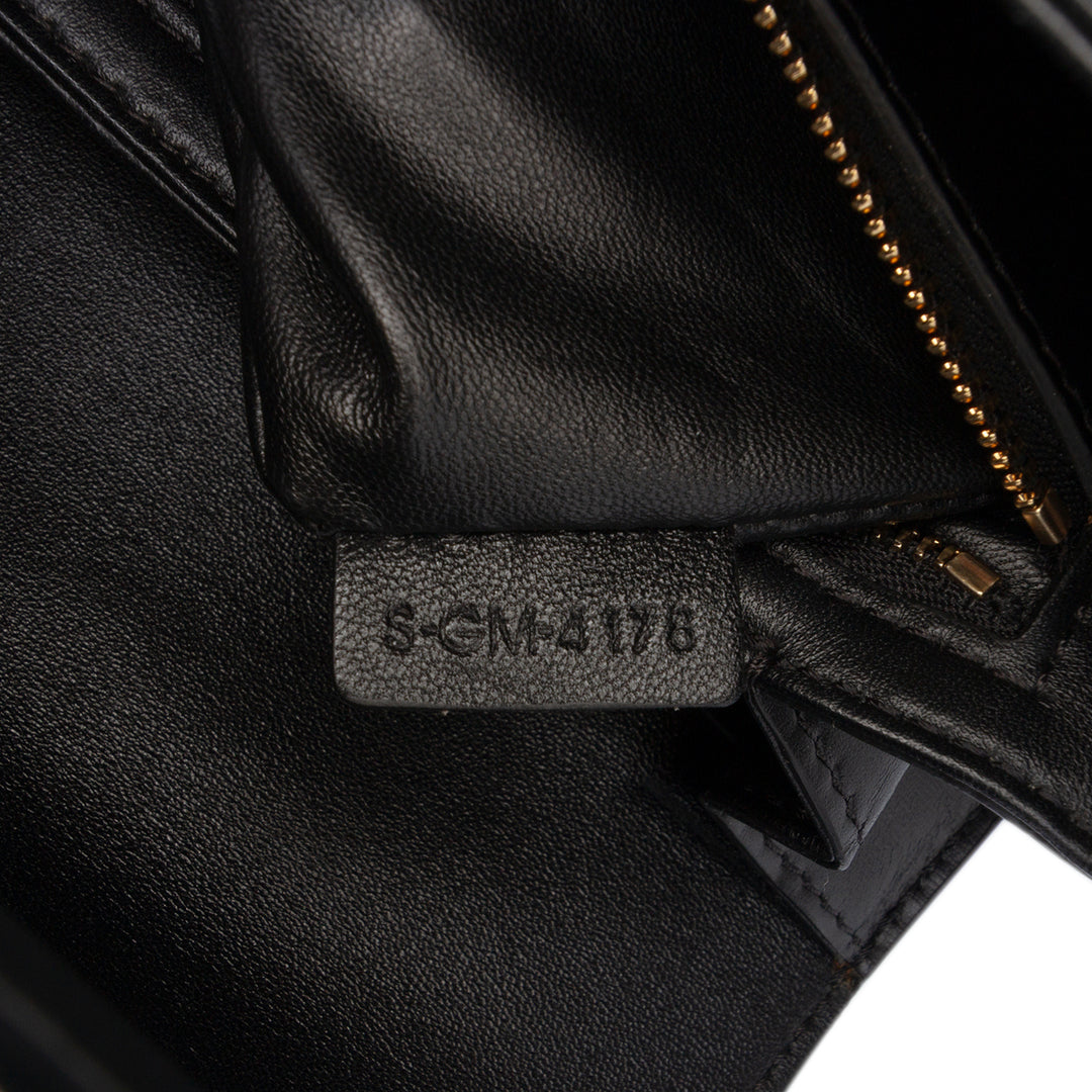 Celine Classique brillant Cuir de veau Triomphe Sac porté croisé