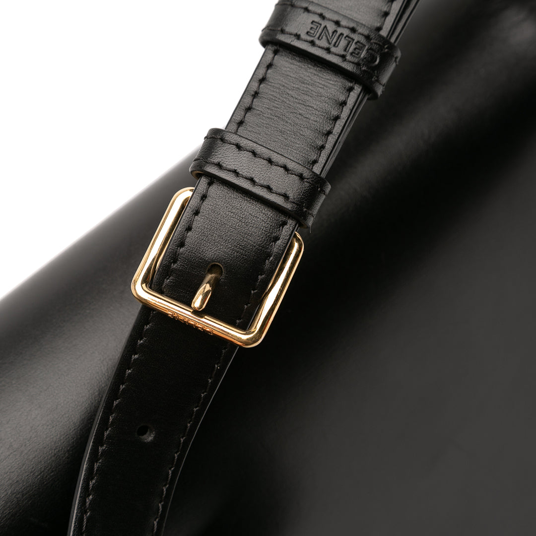 Celine Classique brillant Cuir de veau Triomphe Sac porté croisé