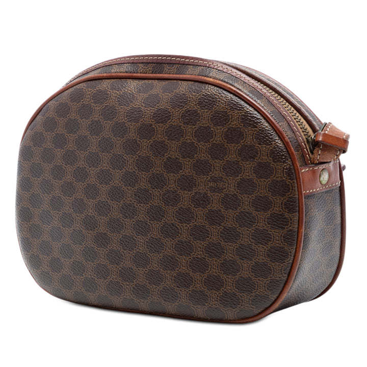 Celine Macadam Coated Toile Sac porté croisé