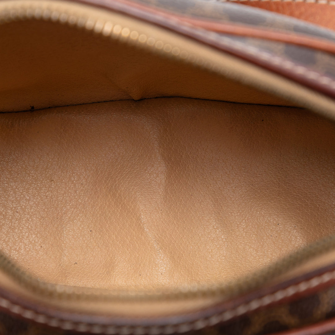 Celine Macadam Coated Toile Sac porté croisé