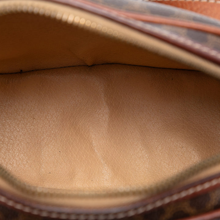 Celine Macadam Coated Toile Sac porté croisé