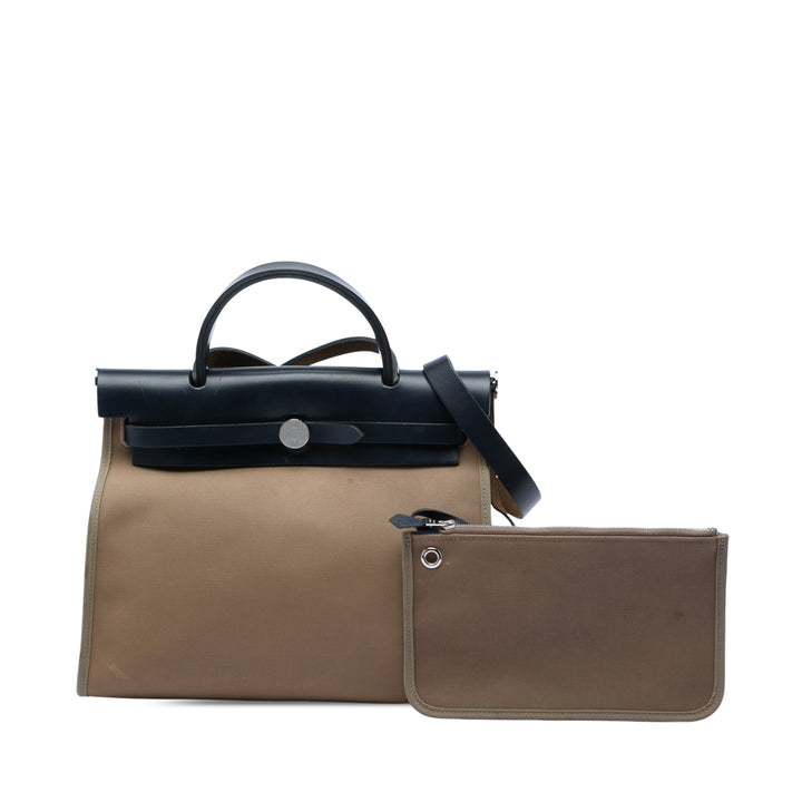 Hermès Herbag Zippé 31 Marron – vue 6 – GABY PARIS