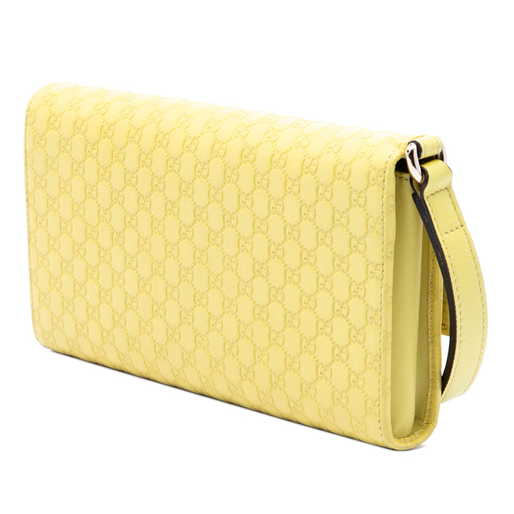 Gucci Microguccissima Wristlet Pochette