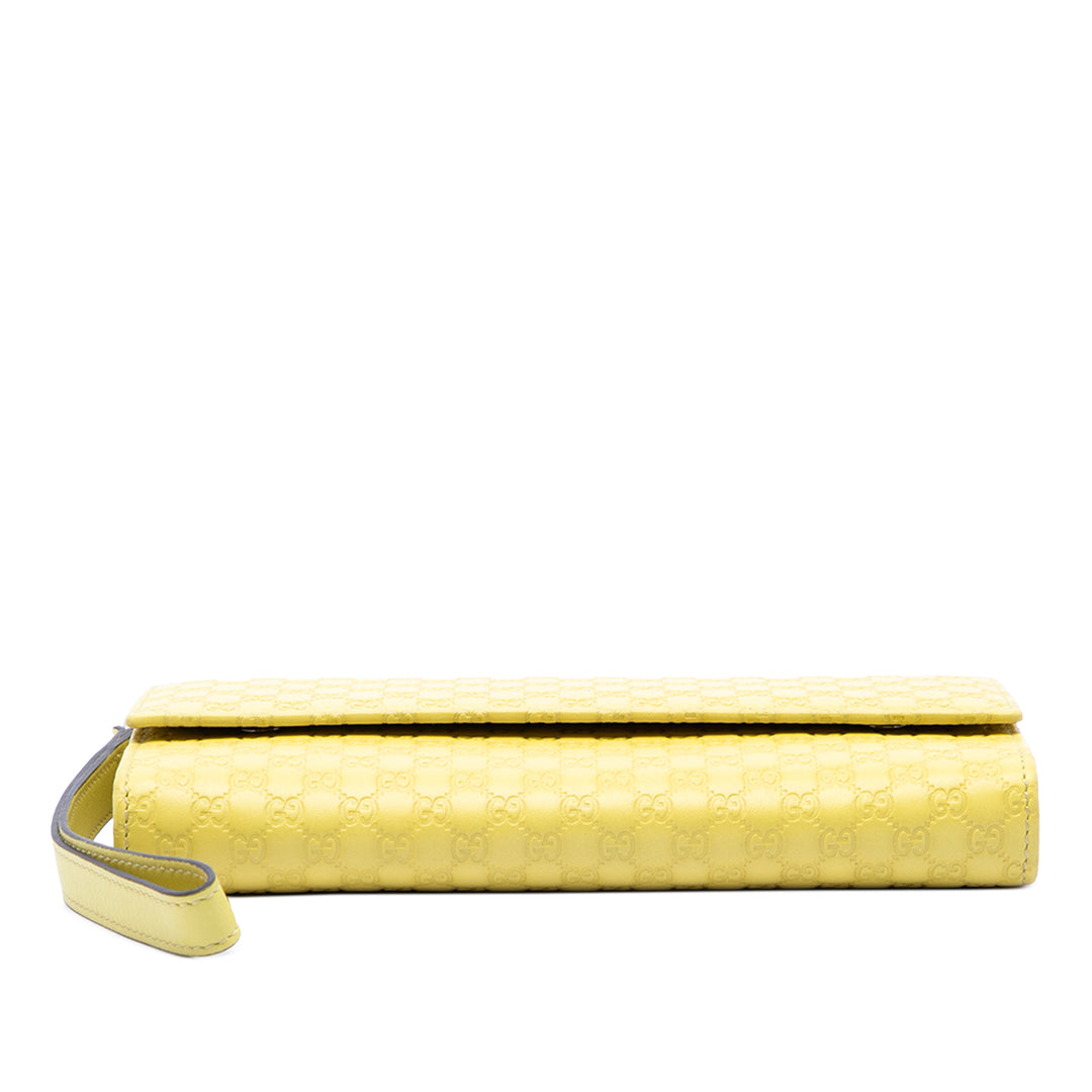 Gucci Microguccissima Wristlet Pochette