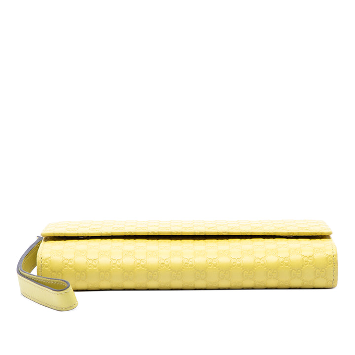 Gucci Microguccissima Wristlet Pochette