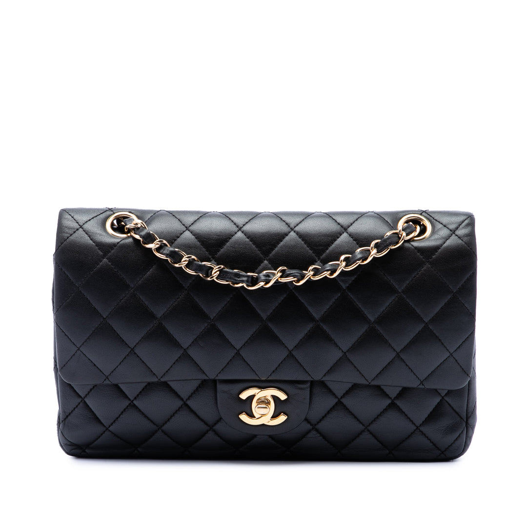 Chanel Medium Classic Cuir d’agneau Double rabat