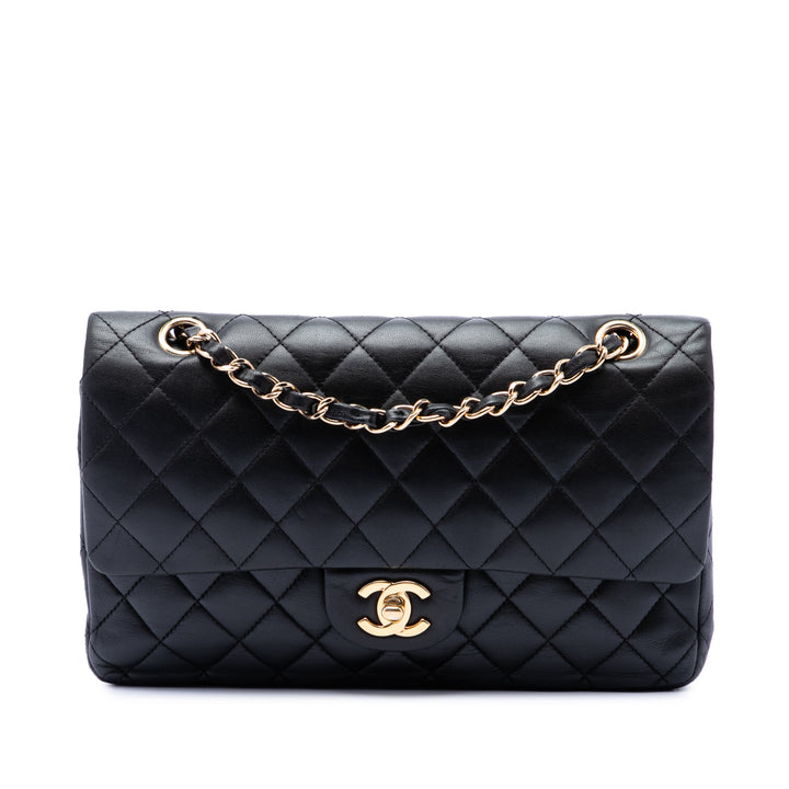 Chanel Medium Classic Cuir d’agneau Double rabat