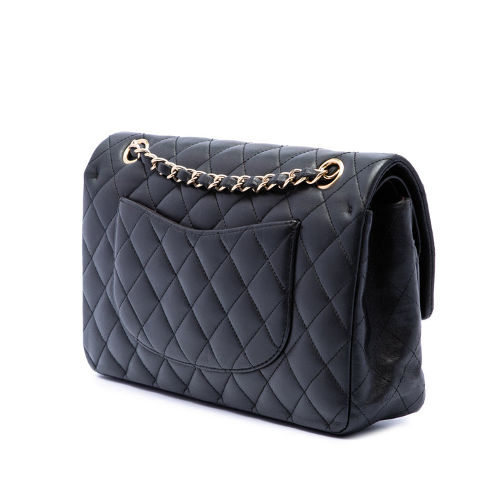 Chanel Medium Classic Cuir d’agneau Double rabat