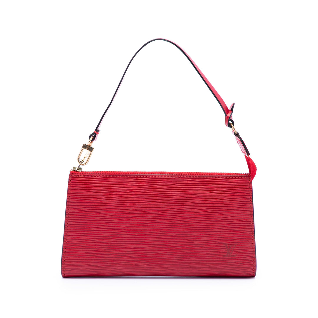 Louis Vuitton Pochette Accessoires Épi Rouge – vue principale – GABY PARIS