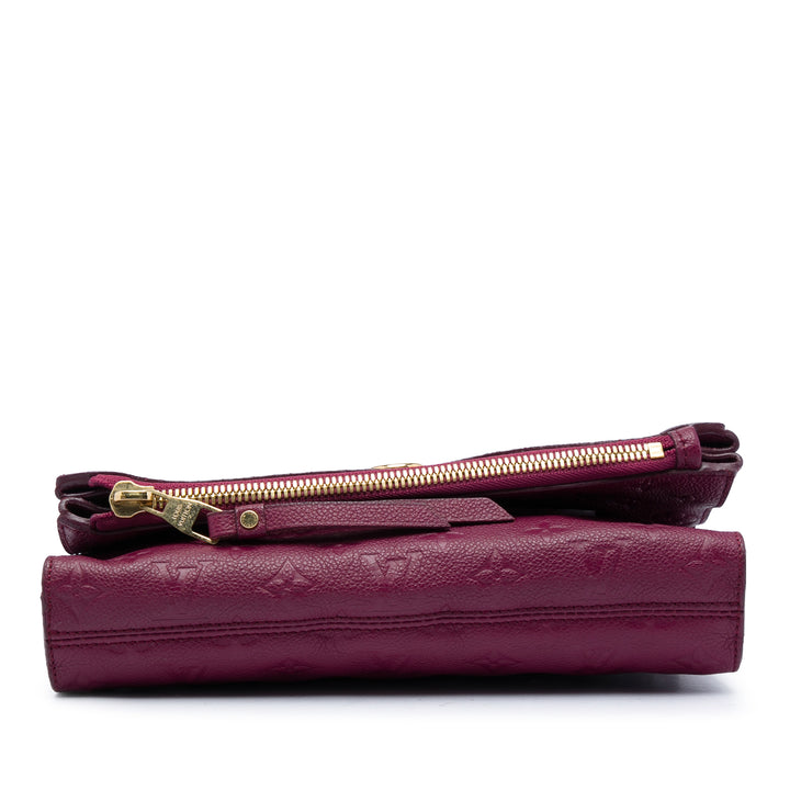 Louis Vuitton Pochette Petillante Monogram Empreinte Violet – vue 3 – GABY PARIS