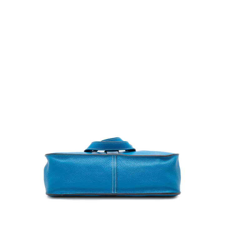 Hermès Halzan 31 Clémence Bleu – vue 3 – GABY PARIS