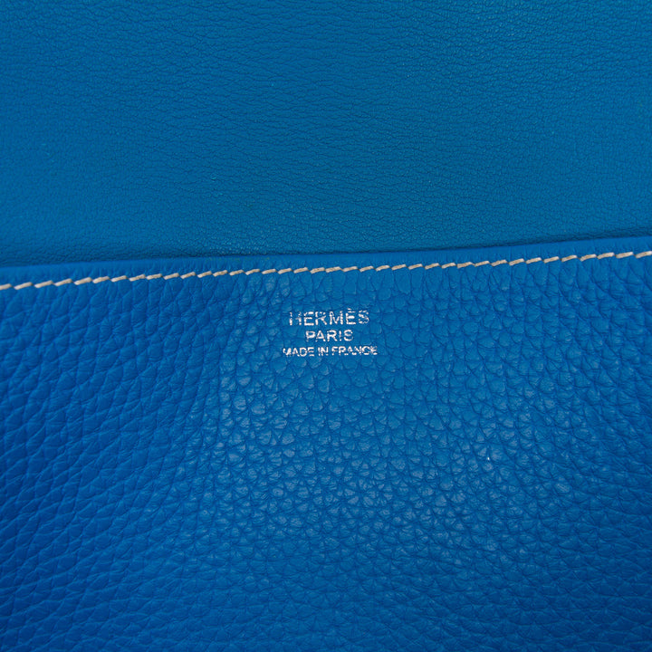 Hermès Halzan 31 Clémence Bleu – vue 5 – GABY PARIS