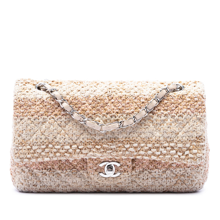 Chanel Medium Classic Tweed Double rabat