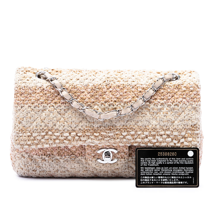 Chanel Medium Classic Tweed Double rabat
