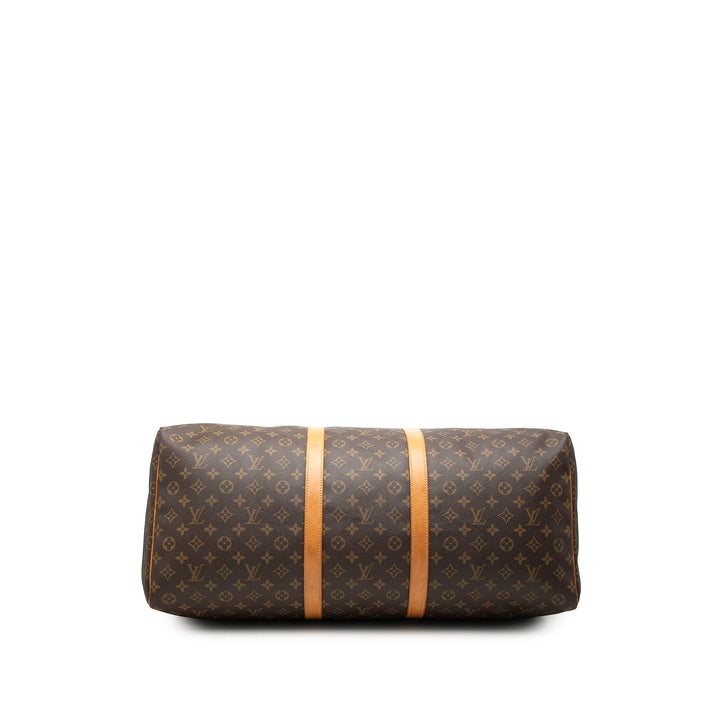 Louis Vuitton Keepall 60 Monogram Marron – vue 3 – GABY PARIS