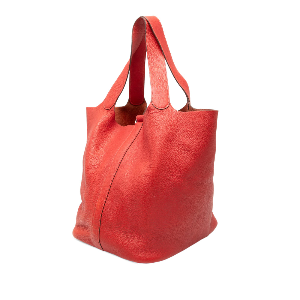 Hermès Sac à main Picotin Lock 33 Clémence Rouge – vue 2 – GABY PARIS