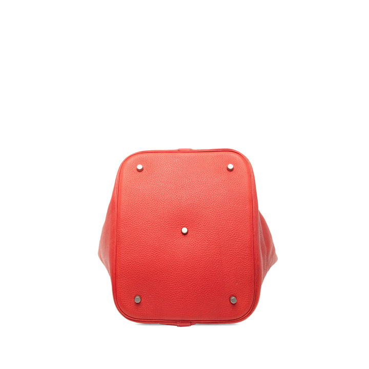 Hermès Sac à main Picotin Lock 33 Clémence Rouge – vue 3 – GABY PARIS