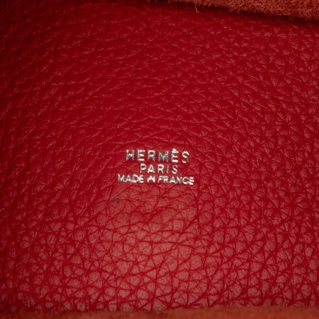 Hermès Sac à main Picotin Lock 33 Clémence Rouge – vue 5 – GABY PARIS