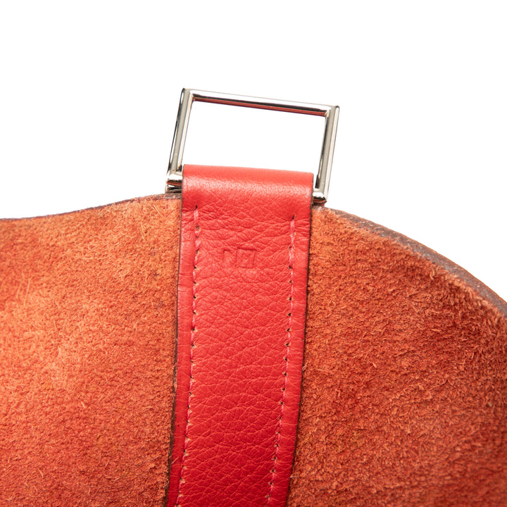 Hermès Sac à main Picotin Lock 33 Clémence Rouge – vue 6 – GABY PARIS