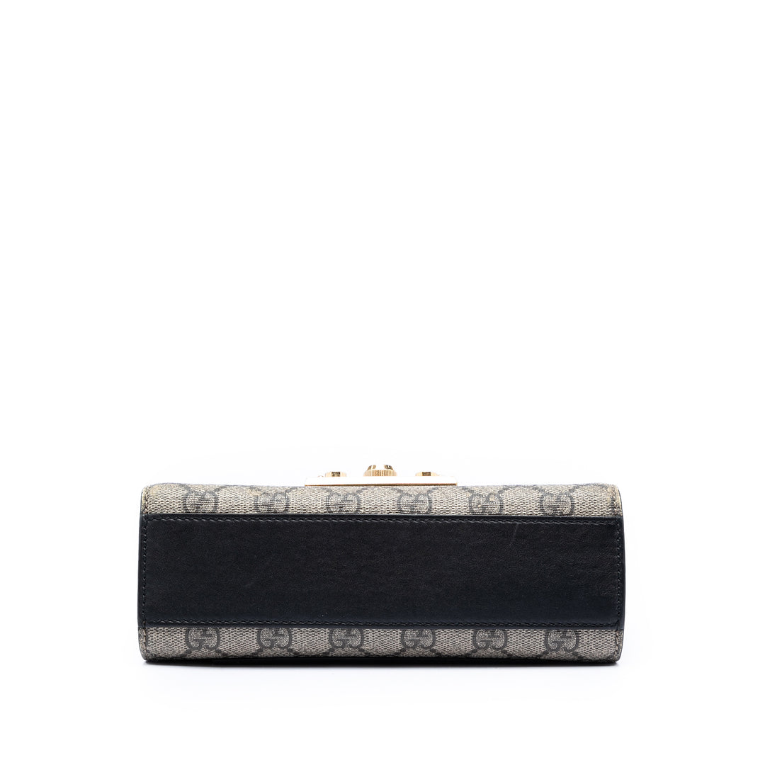 Gucci Small GG Supreme Padlock Sac porté croisé