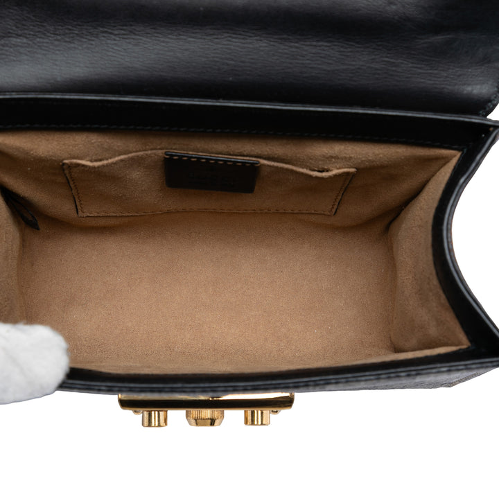 Gucci Small GG Supreme Padlock Sac porté croisé