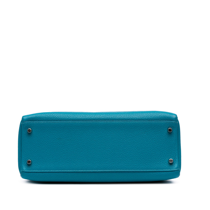Togo Amazon Kelly II Retourne 32 Blue - Gaby Paris