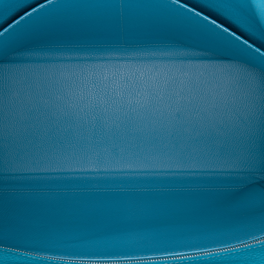 Togo Amazon Kelly II Retourne 32 Blue - Gaby Paris