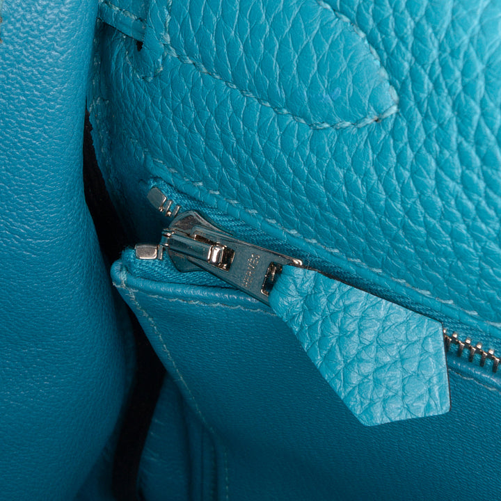 Togo Amazon Kelly II Retourne 32 Blue - Gaby Paris