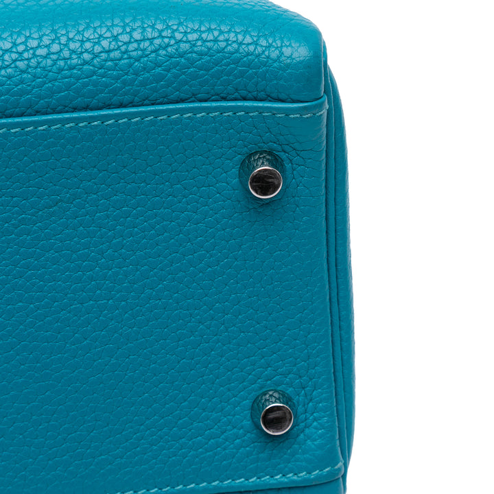 Togo Amazon Kelly II Retourne 32 Blue - Gaby Paris