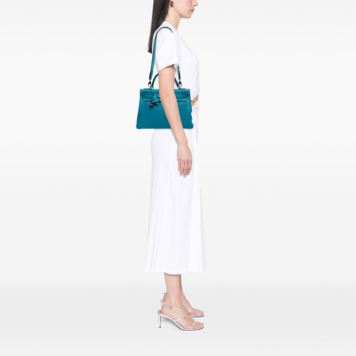 Togo Amazon Kelly II Retourne 32 Blue - Gaby Paris