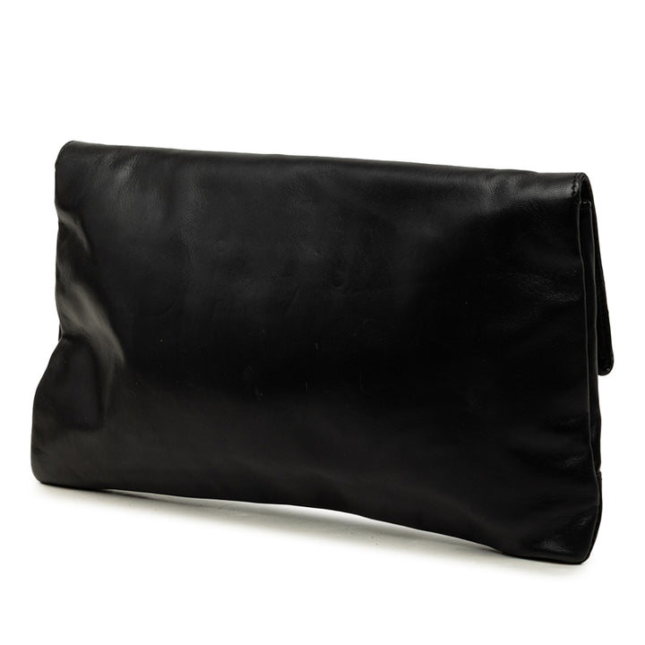 Motocross Giant 12 Enveloppe Pochette Cuir d'agneau Noir