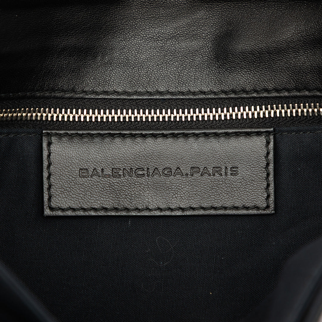 Motocross Giant 12 Enveloppe Pochette Cuir d'agneau Noir