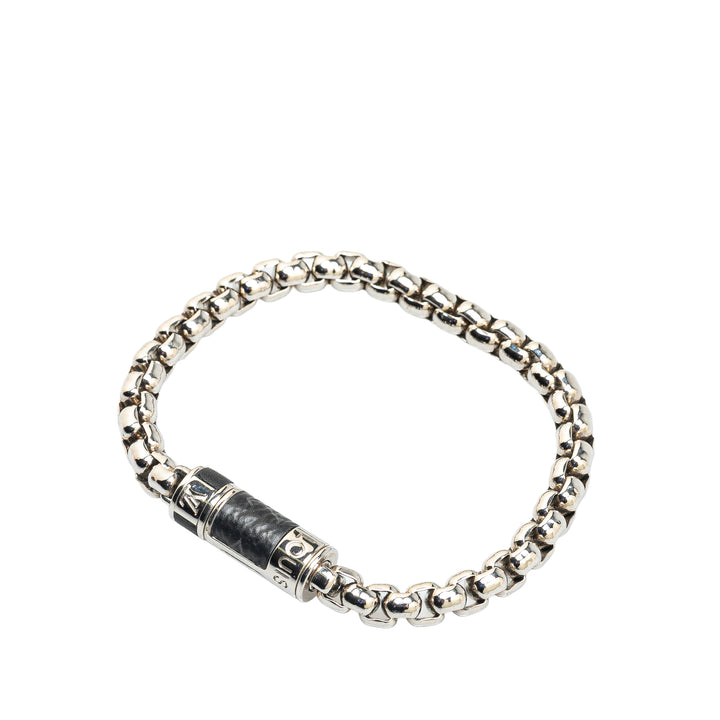 Monogram Eclipse Chain Bracelet Silver - Gaby Paris