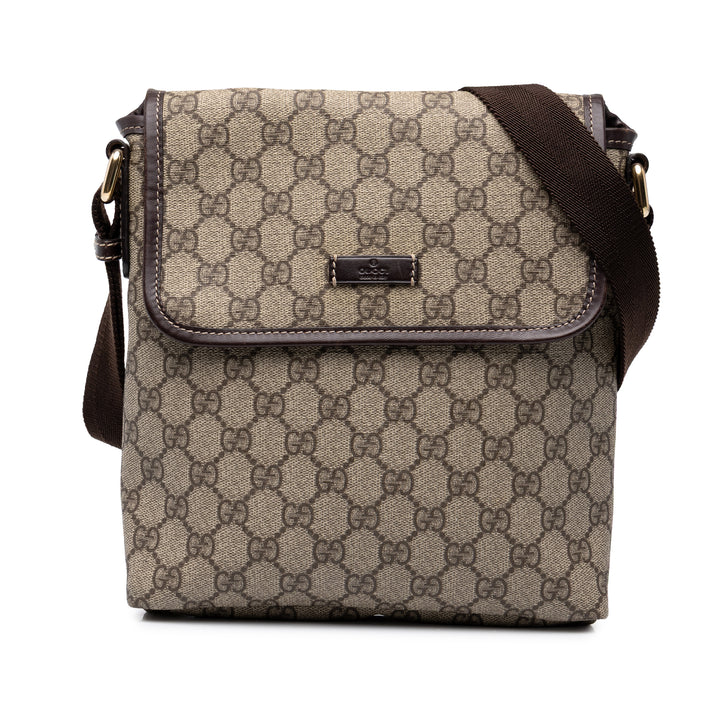 Gucci Sac bandoulière GG Supreme Beige – vue principale – GABY PARIS