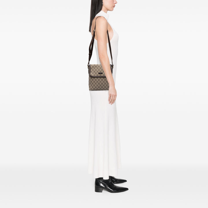Gucci Sac bandoulière GG Supreme Beige – vue 6 – GABY PARIS