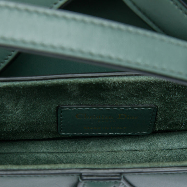 Saddle Sac Mini Cuir de veau lisse Vert