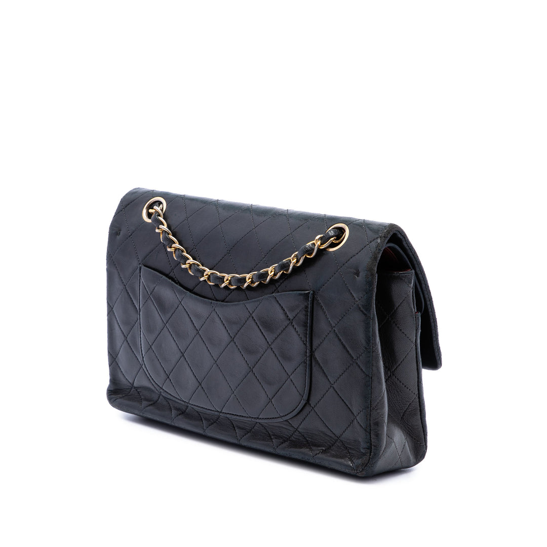 Chanel Classic Double rabat Moyen Cuir d'agneau Noir – vue 2 – GABY PARIS