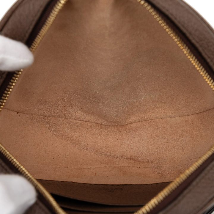 Web Ophidia Rond Sac à dos Mini GG Supreme Beige