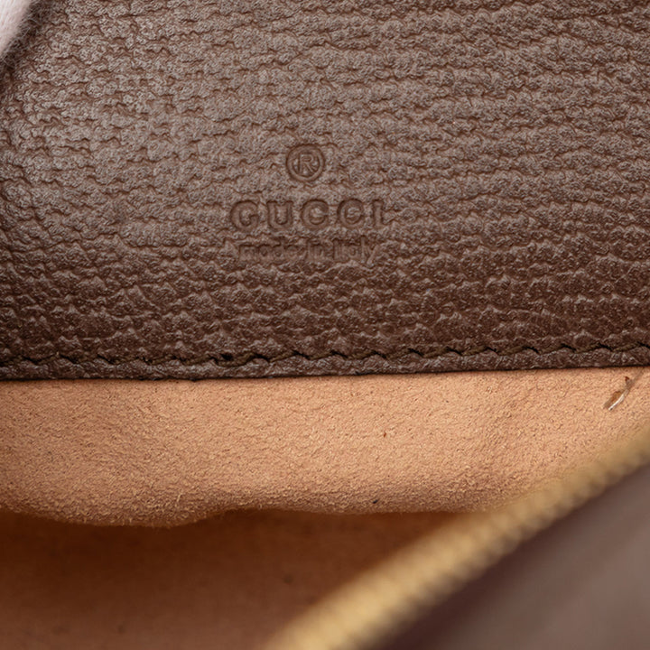 Web Ophidia Rond Sac à dos Mini GG Supreme Beige