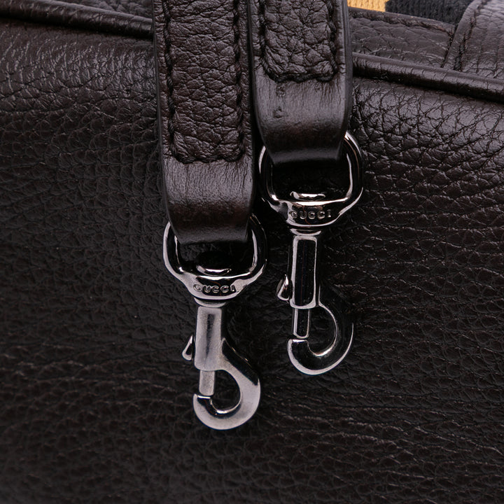 Gucci Mini Cuir Web Dome Sac