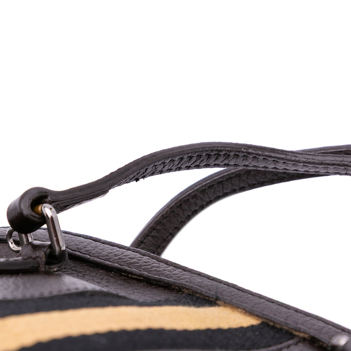 Gucci Mini Cuir Web Dome Sac