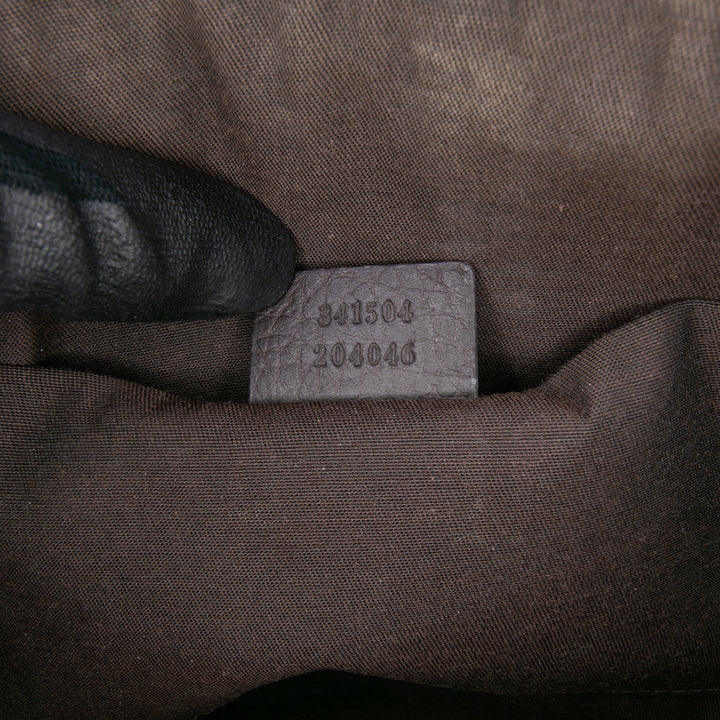 Gucci Mini Cuir Web Dome Sac