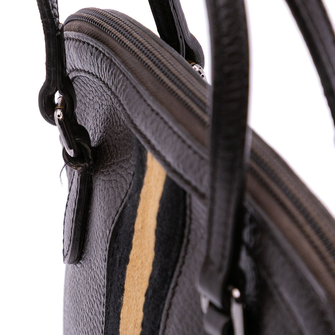 Gucci Mini Cuir Web Dome Sac