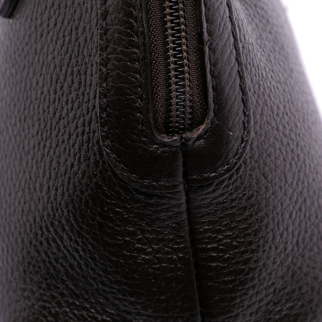 Gucci Mini Cuir Web Dome Sac