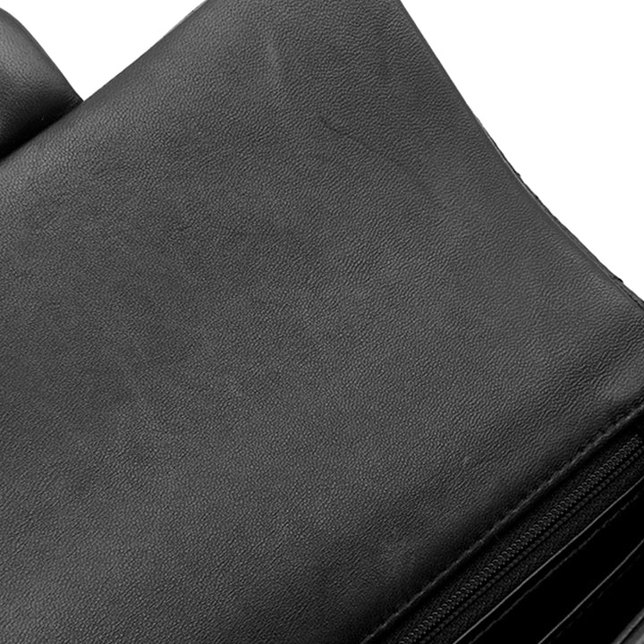 Chanel Classic Rectangulaire Lion Charm à rabat Mini Cuir d'agneau Noir – vue 10 – GABY PARIS