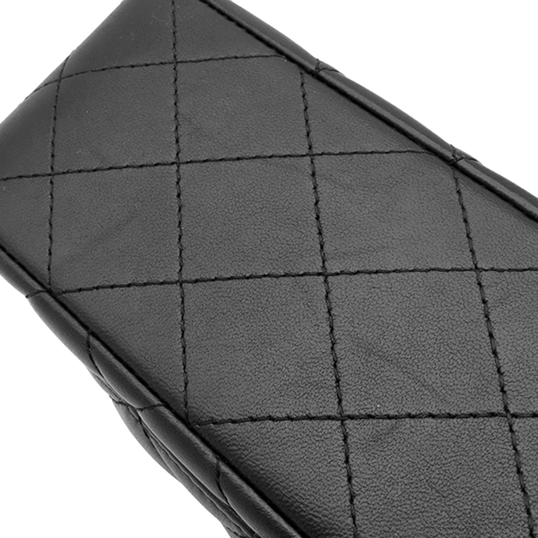 Chanel Classic Rectangulaire Lion Charm à rabat Mini Cuir d'agneau Noir – vue 11 – GABY PARIS
