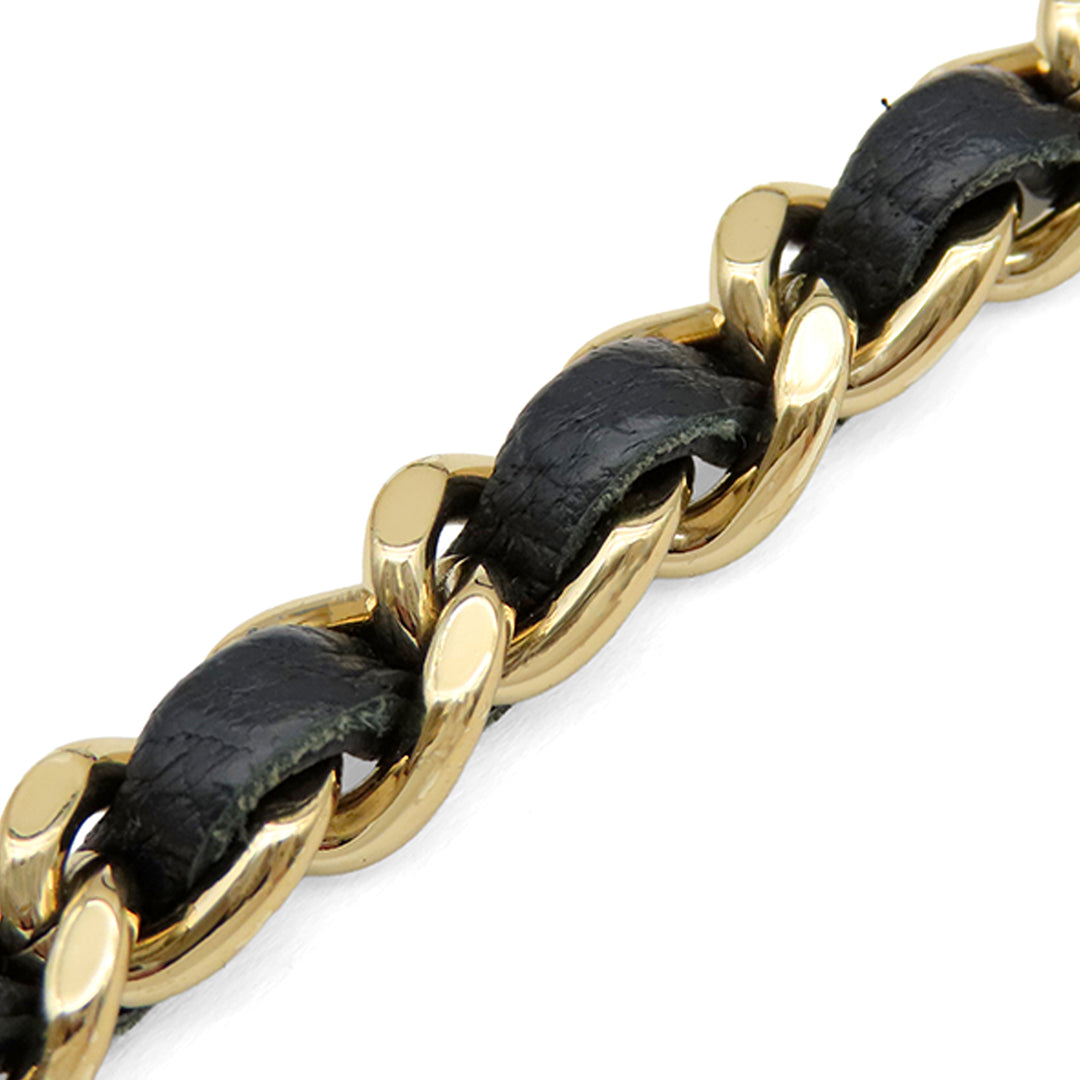 Chanel Classic Rectangulaire Lion Charm à rabat Mini Cuir d'agneau Noir – vue 15 – GABY PARIS