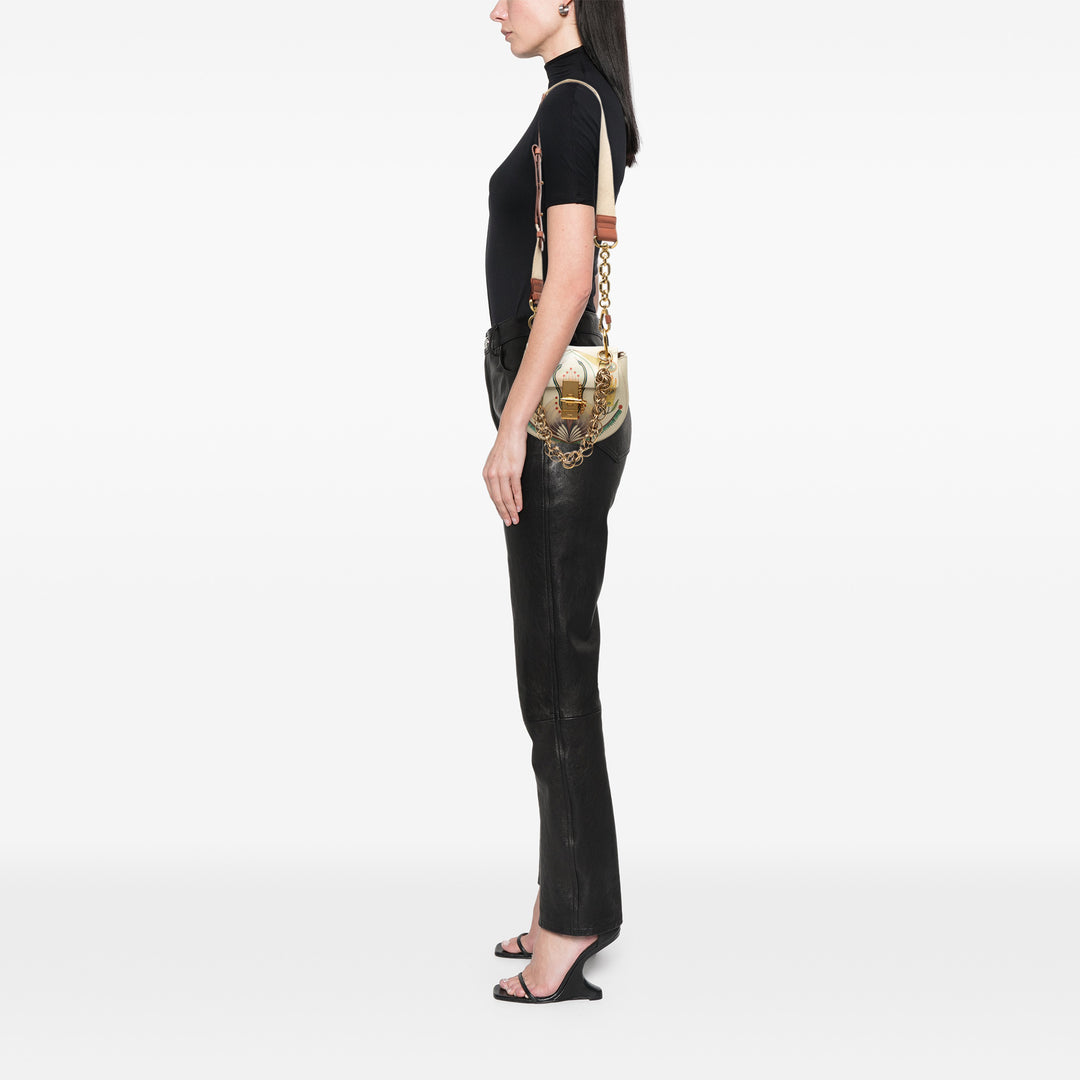 Imprimé Drew Bijou Sac Mini Blanc