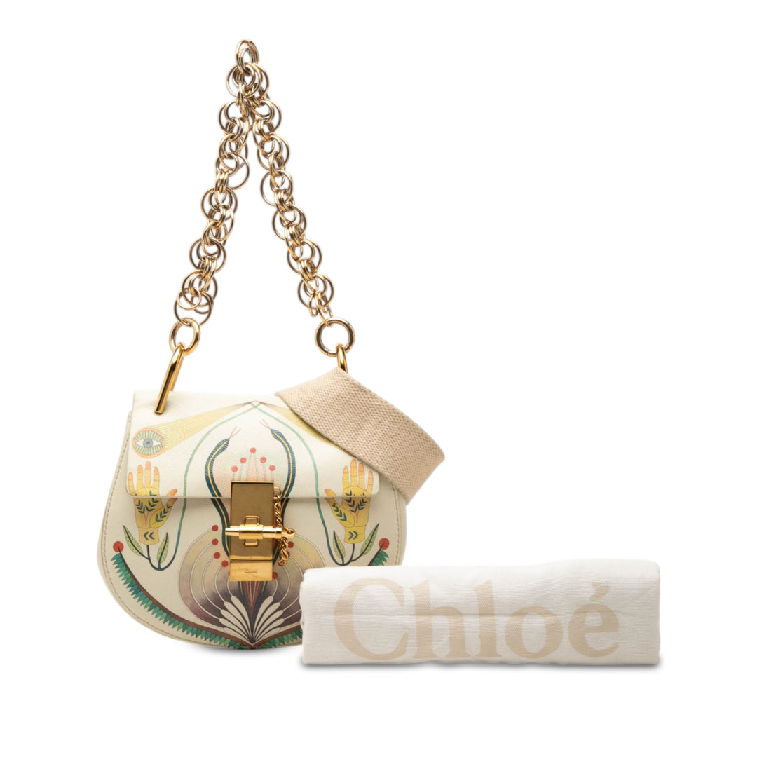 Imprimé Drew Bijou Sac Mini Blanc